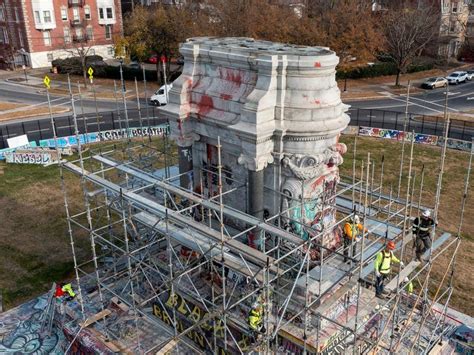 Contents revealed from time capsule found in base of controversial statue